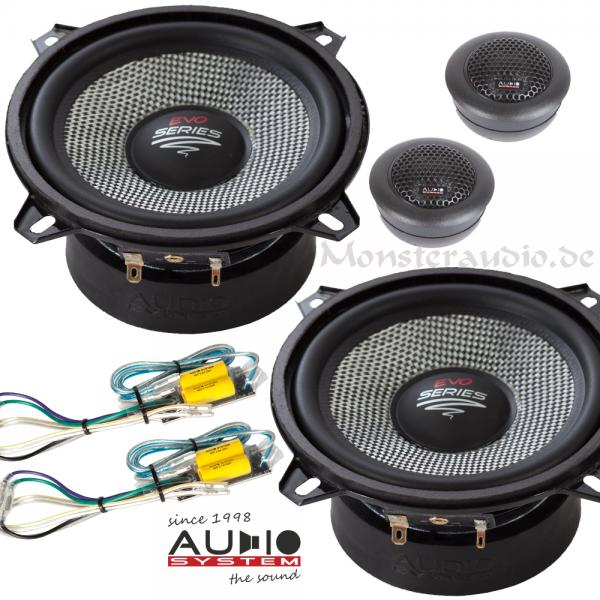 Audio System R-130 EM EVO 13cm 2-Wege Komponenten Lautsprecher 130mm 240 Watt Radion R130 easy mount