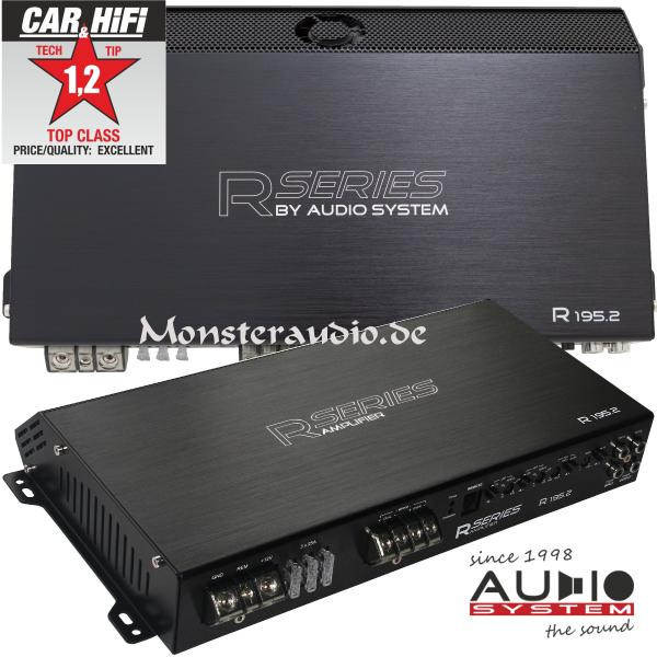 Audio System R-195.2 2-Kanal Verstärker Endstufe Radion R195.2