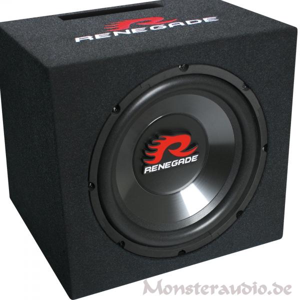 Renegade RXV-1200 30cm Subwoofer im Bassreflexgehäuse 600 Watt RXV1200