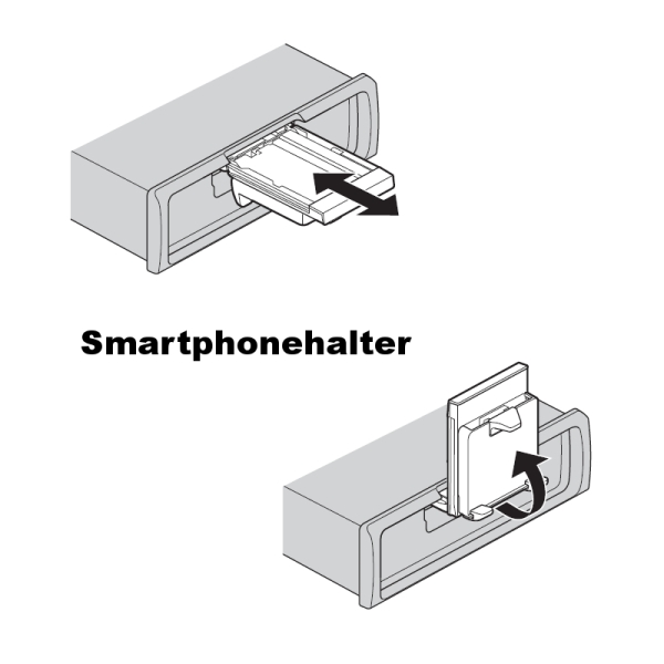 Pioneer SPH-20DAB 1-DIN DAB+ Autoradio mit Smartphone-Docking-Station Bluetooth SPH20DAB