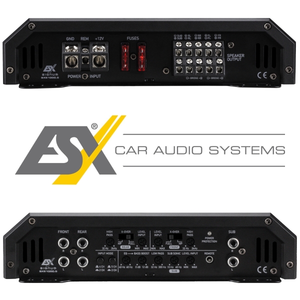 ESX SXE1000.5 5-Kanal Klasse A/B & Digital Verstärker Endstufe Signum SXE-1000.5