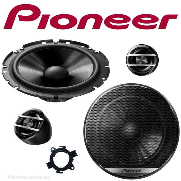 Pioneer TS-G170C 16,5cm 2-Wege Komponenten Lautsprecher 300 Watt 165mm TSG170C