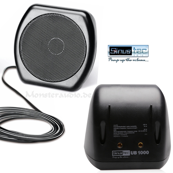 Sinustec UB-1000 Breitband Gehäuse - Aufbaulautsprecher 100 Watt UB1000