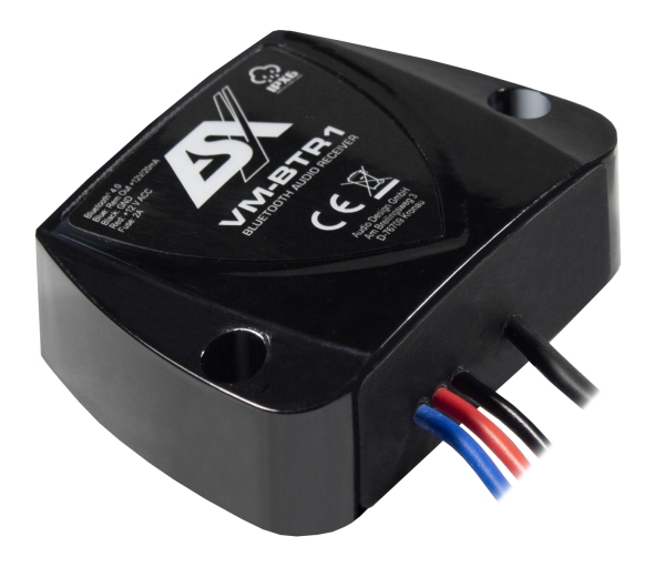 ESX VM-BTR1 Bluetooth-Empfänger für Autoradio oder Verstärker spritzwassergeschützt