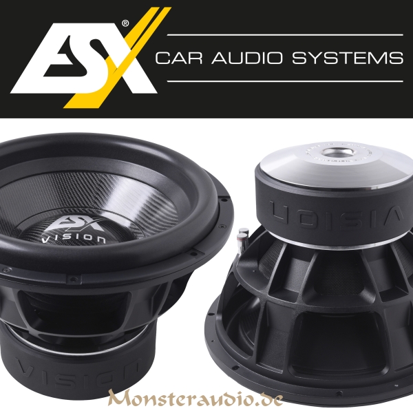 ESX 3500 Watt RMS 7000 MAX Vision VX15PRO High-End Subwoofer 38cm 15" SPL Woofer