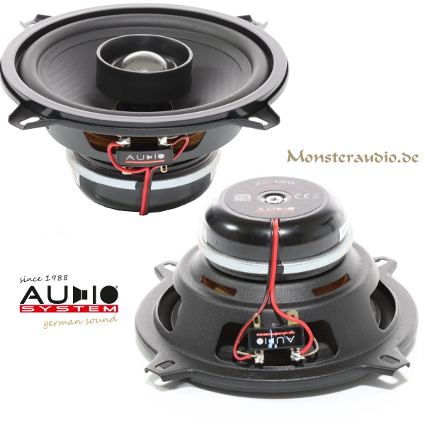 Audio System XC-130 EVO 13cm high performance 2-Wege Koaxial Lautsprecher 130mm 260 Watt XC 130