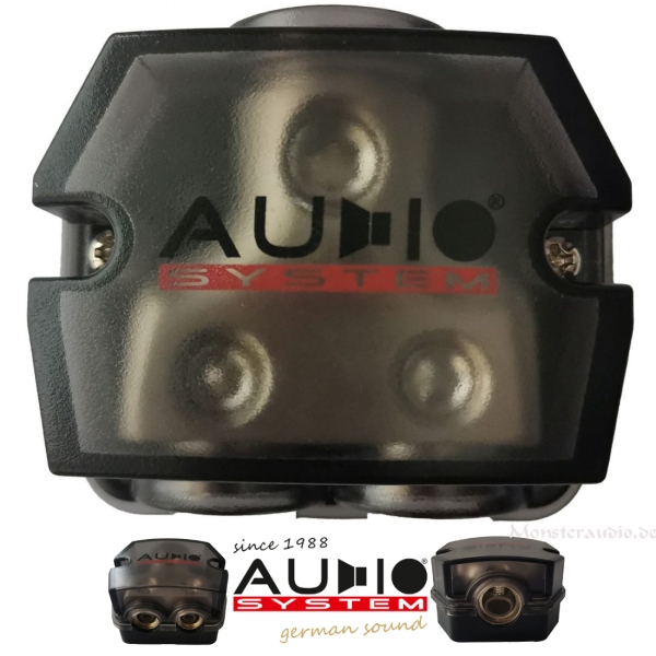 Audio System Z-DB 1-2 2-fach Stromverteilerblock 50 auf 2x 25mm² Verteiler Strom