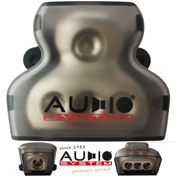 Audio System Z-DB 1-3 3-fach Stromverteilerblock 50 auf 3x 25mm² Verteiler Strom