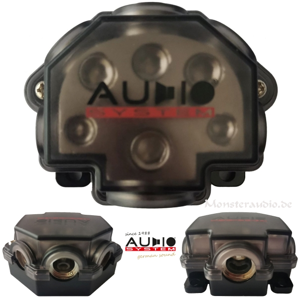 Audio System Z-DB 1-5 5-fach Stromverteilerblock 50 auf 35/20/10mm² Verteiler Strom