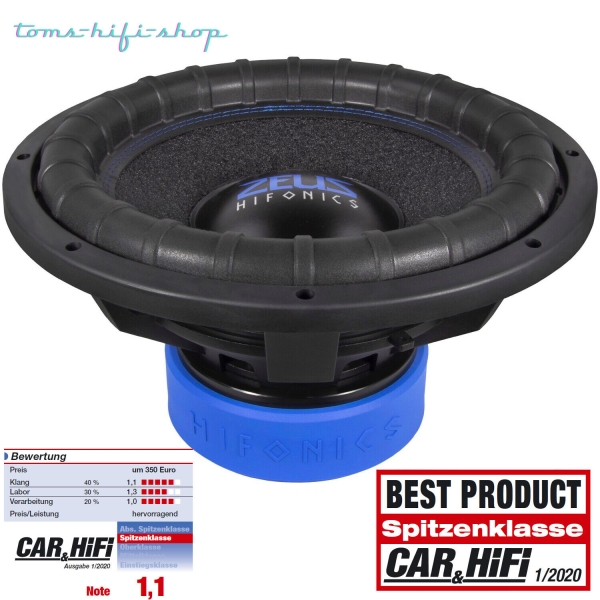 Hifonics ZRX-15D2 38cm Subwoofer ZRX15D2