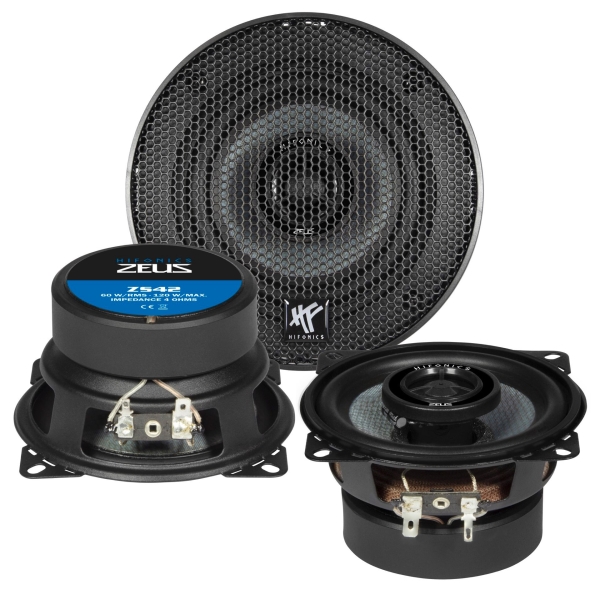 Hifonics Zeus ZS-42 10cm 2-Wege Koaxial Lautsprecher 100mm 120 Watt ZS42