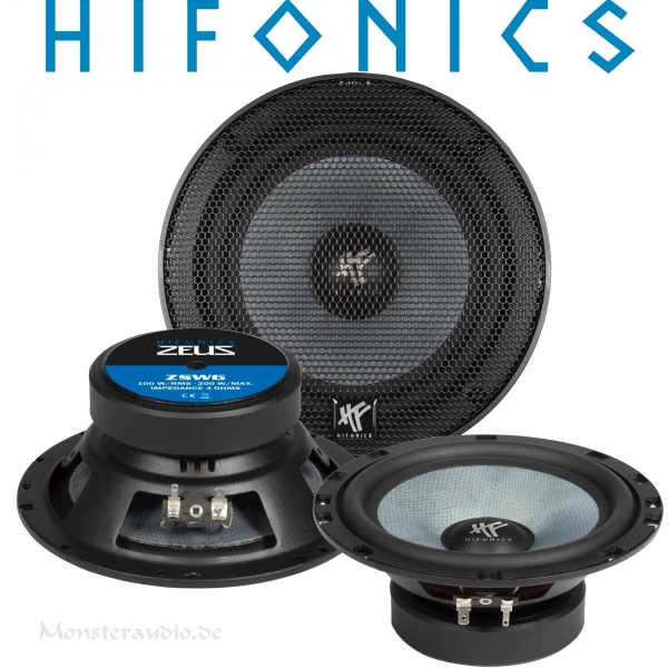 Hifonics Zeus ZSW-6 16,5cm Kicker Kickbass-Lautsprecher 165mm 200 Watt ZSW6