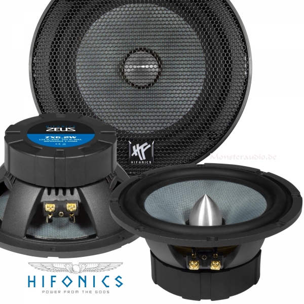 Hifonics Zeus ZX-6.2W 16,5cm Kicker Kickbass-Lautsprecher 165mm 250 Watt ZX6.2W