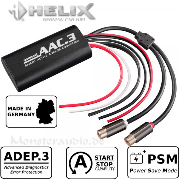 Helix AAC.3 High-Low-Level-Adapter Hochpegeladapter Konverter AAC
