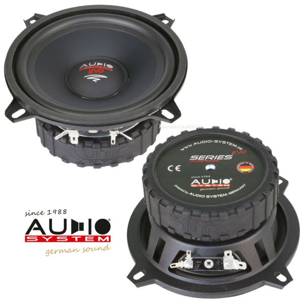 Audio System AS-130 EM EVO 13cm Tieftöner Mitteltöner Kicker Lautsprecher 130mm 240 Watt AS130