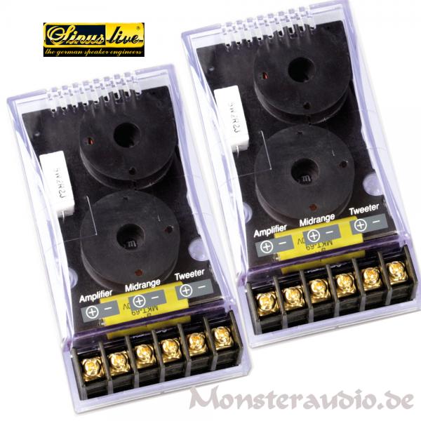Sinuslive CR-235 2-Wege Frequenzweiche Lautsprecher Weiche 250 Watt CR235 (paar)