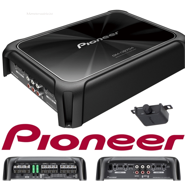 Pioneer GM-D9704 4-Kanal-Verstärker 1600 Watt GMD9704
