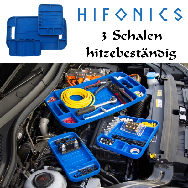 Hifonics Silicon Tool Tray HF-STT 3 Silikon-Schalen für Werkzeug