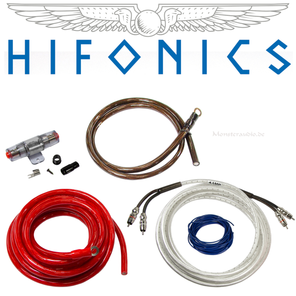 Hifonics HFX16WK 16mm² Anschlusskit Verstärker Kabelset 16qmm HFX-16WK