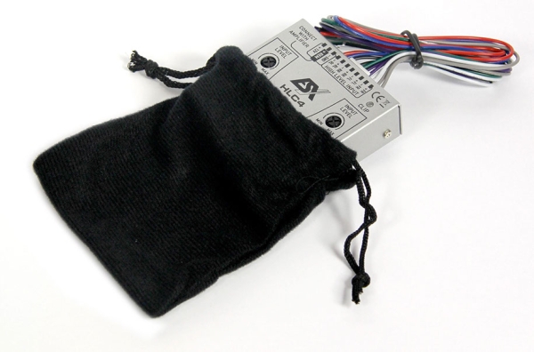 ESX HLC-4 4-Kanal High-Low-Level Adapter mit EPS Auto Remote HLC4