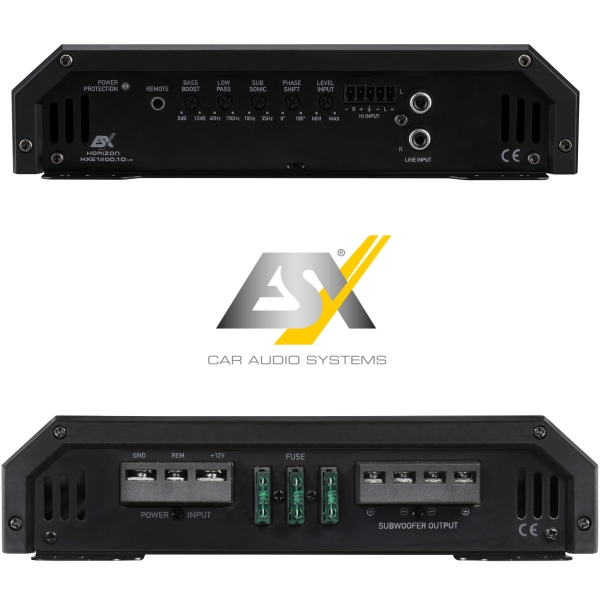 ESX Horizon HXE-1200.1Dv2 1-Kanal Verstärker Digital Endstufe HXE1200.1D v2