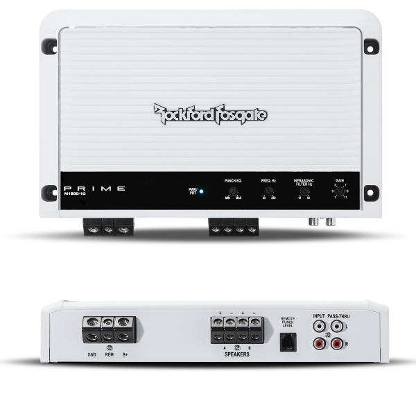 Rockford Fosgate PRIME M1200-1D Digitaler Monoblock M12001D 1-Kanal-Verstärker