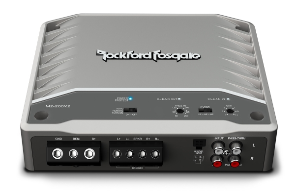 Rockford Fosgate M2-200x2 Digitaler 2-Kanal-Verstärker M200x2