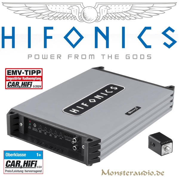 Hifonics Mercury I/1500 EVO 1-Kanal Verstärker Endstufe Mercury 1/1500