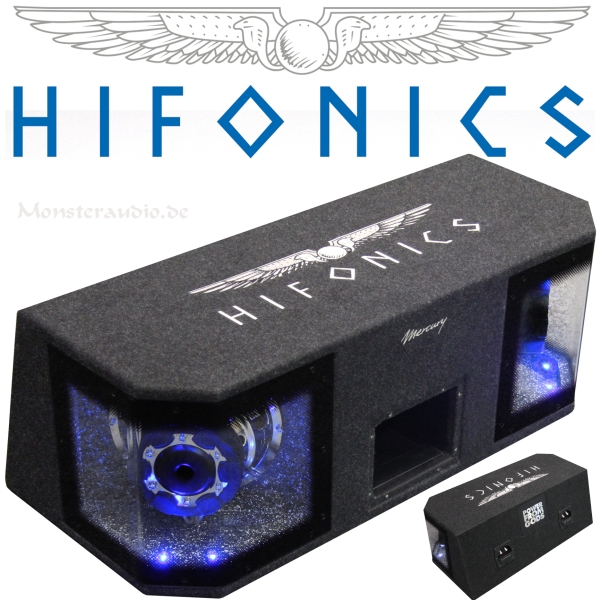 Hifonics MR8-DUAL 2x20cm Subwoofer Dual-Sub 1200 Watt MR8Dual