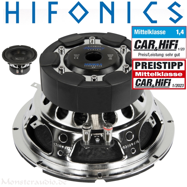 Hifonics Mercury MRW-84 20cm Subwoofer 600 Watt MRW84