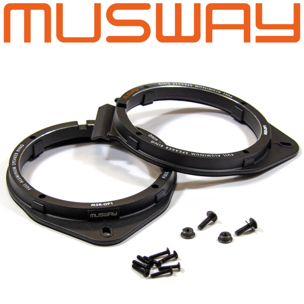 Musway MSR-OP1 Aluminium Lautsprecher Ringe für Opel