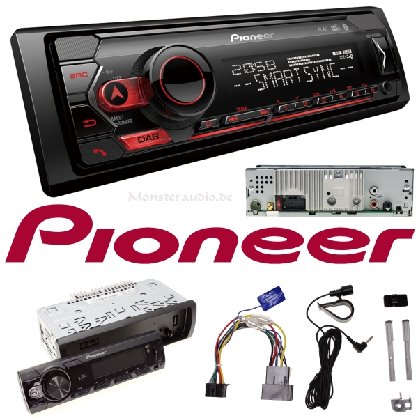 Pioneer MVH-S420DAB 1-DIN DAB+ Autoradio mit Bluetooth MVHS420DAB