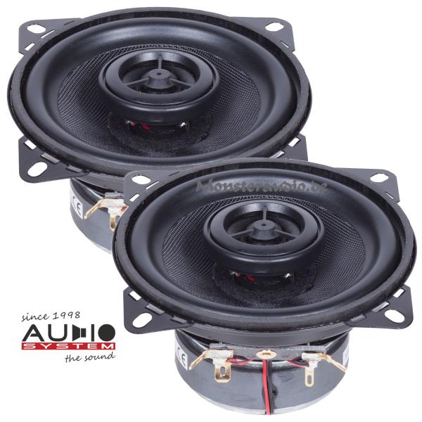 Audio System MXC-100 EVO 10cm 2-Wege Koaxial Lautsprecher 100mm 200 Watt MXC100