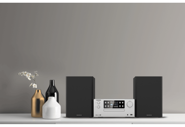 Kenwood M-925DAB-S Stereoanlage mit DAB FM UKW Blueooth USB CD Heim-Audio kompakt M-925DABS