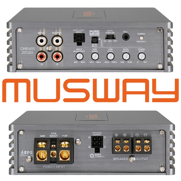 Musway ONE600 1-Kanal Verstärker Endstufe ONE 600