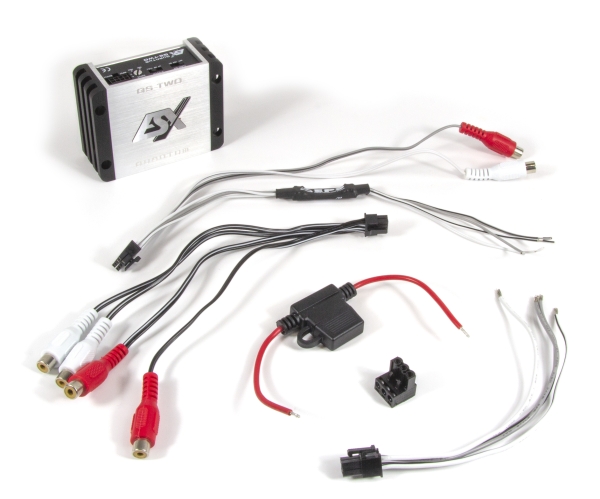 ESX QS-TWO 2-Kanal Class D Nano Digital Verstärker Mini Endstufe QSTWO