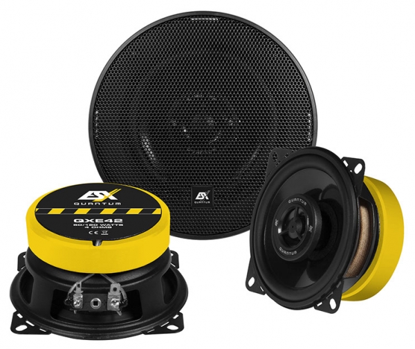 ESX QXE-42 10cm 2-Wege Koaxial Lautsprecher 100mm 200 Watt QXE42