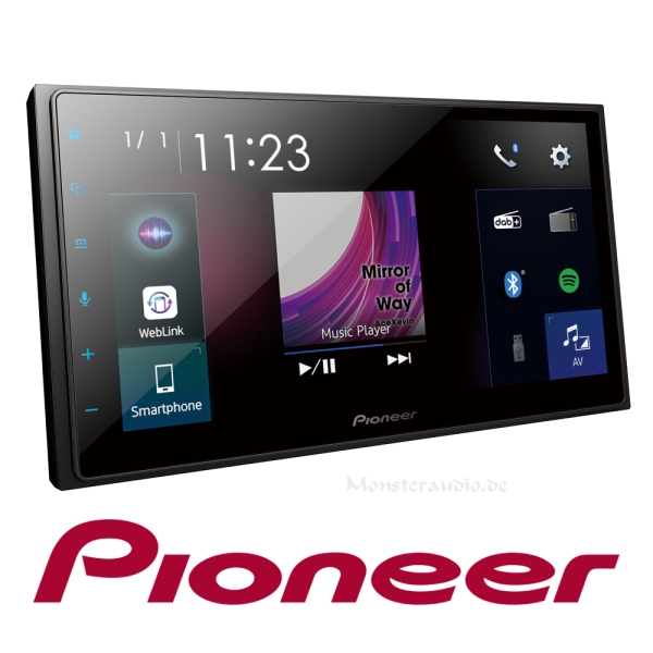 Pioneer  SPH-DA250DAB 2-DIN Autoradio mit Android Auto Apple CarPlay Touchmonitor DAB+  SPHDA250DAB
