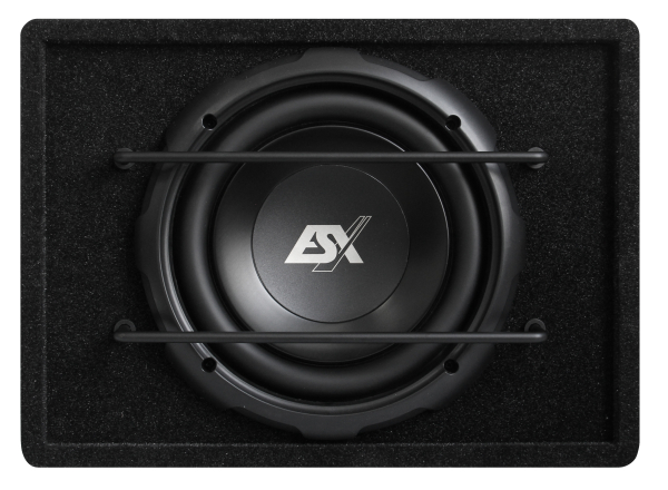 ESX SXB10A 25cm extrem flacher Aktivsubwoofer 650 Watt SXB-10A