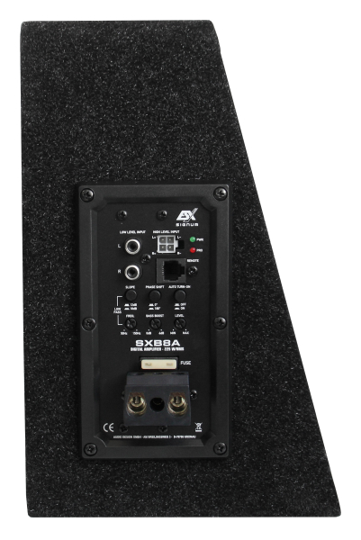 ESX SXB8A 20cm extrem flacher Aktivsubwoofer 450 Watt SXB-8A
