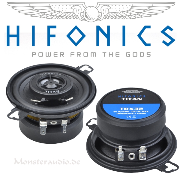 Hifonics Titan TRX32 8,7cm 2-Wege Koaxial Lautsprecher TRX-32
