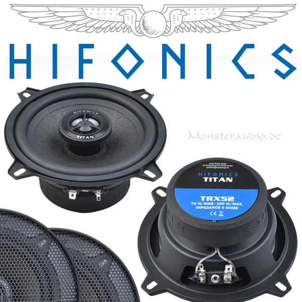 Hifonics Titan TRX52 13cm 2-Wege Koaxial Lautsprecher TRX-52
