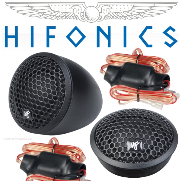 Hifonics Titan TRX6.2T 25mm Gewebe Neodym Hochtöner + Frequenzweiche 200 Watt TRX-6.2T