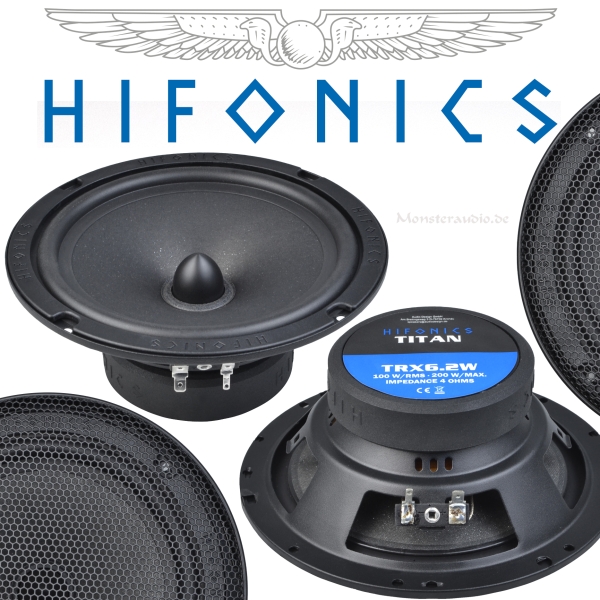 Hifonics Titan TRX6.2W 16,5cm Kicker Kickbass-Lautsprecher TRX-6.2W