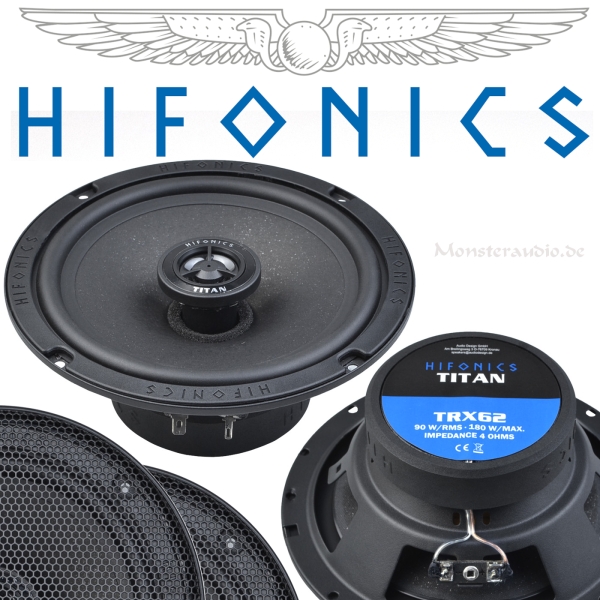 Hifonics Titan TRX62 16,5cm 2-Wege Koaxial Lautsprecher TRX-62