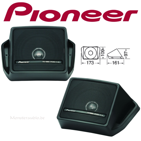 Pioneer TS44 Breitband Aufbaulautsprecher 40 Watt TS-44
