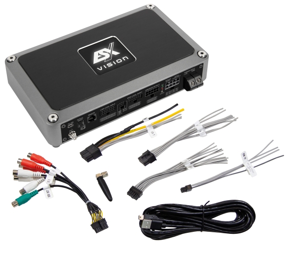 ESX VE900.7SP + VPK-RAM-VE9 7-Kanal Verstärker mit 8 Kanal DSP und Bluetooth für BMW ab 2019 mit RAM System