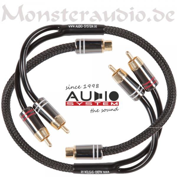 Audio System Z-PRO Y High-End Cinch Y-Adapter Cinchteiler (paar)