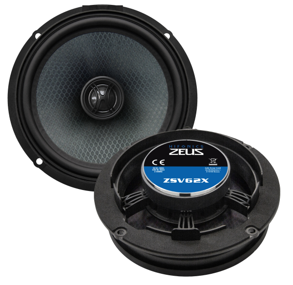 Hifonics ZSV62X 16,5 cm 2-Wege Koaxial-System für VAG Seat Skoda VW ZSV-62X