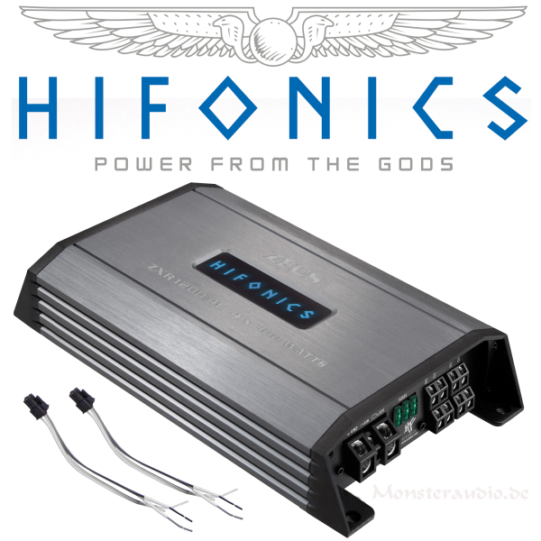 Hifonics Zeus ZXR1200/4E 4-Kanal Verstärker Auto Endstufe ZXR-1200/4E